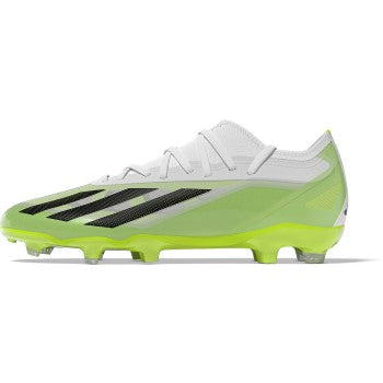 adidas X Crazyfast.2 FG - White/Black/Lucid Lemon Mens Footwear   - Third Coast Soccer