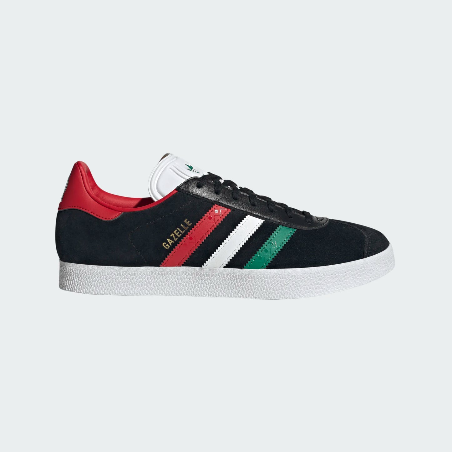 adidas FMF Mexico Gazelle - Black/White/Scarlet Men's Footwear - Third Coast Soccer