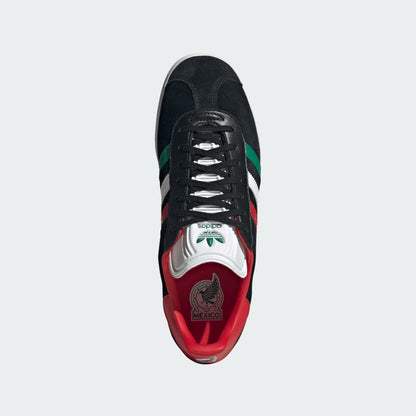 adidas FMF Mexico Gazelle - Black/White/Scarlet Men's Footwear - Third Coast Soccer