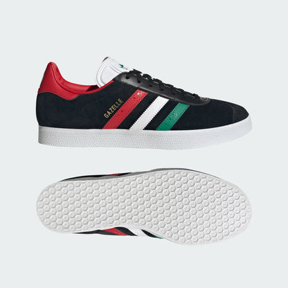 adidas FMF Mexico Gazelle - Black/White/Scarlet Men's Footwear - Third Coast Soccer