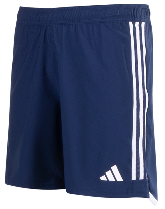 adidas HFC Men's Tiro 23 Match Short - Navy Hattiesburg FC 2023-2025 Team Navy Blue/White Mens Small - Third Coast Soccer