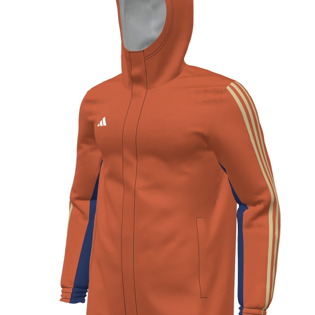 adidas Custom All Weather Jacket 23 Jackets - Third Coast Soccer