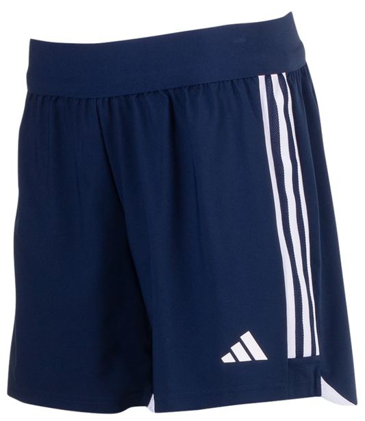 adidas HFC Women's Tiro 23 Match Short - Navy Hattiesburg FC 2023-2025 Team Navy Blue/White Womens Small - Third Coast Soccer
