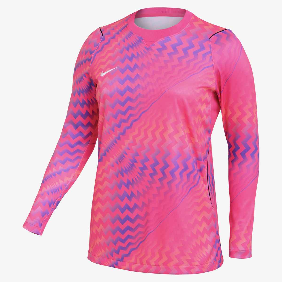 Nike Women's Dri-Fit Gardien VI LS Goalkeeper Jersey Goalkeeper Hyper Pink/White Womens Small - Third Coast Soccer