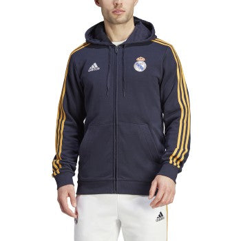 adidas Real Madrid DNA Full Zip Hoody 23/24 Club Replica   - Third Coast Soccer