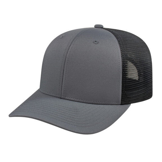 Cap America Tiger Truck Stop Flexfit Trucker Hat Hats Graphite/Black - Third Coast Soccer
