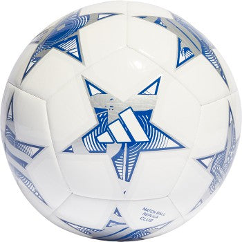 adidas UCL Club Ball - White/Iron Metallic/Purple/Cyan Balls   - Third Coast Soccer