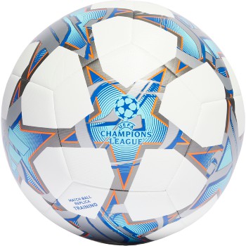 adidas UCL Training Ball - White/Silver/Cyan/Purple Balls   - Third Coast Soccer