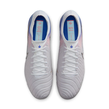 Nike United Tiempo Legend 10 Elite FG - Grey/Blue Men's Footwear - Third Coast Soccer