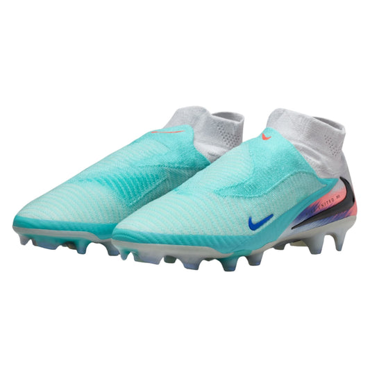 Nike United Phantom 6 High Elite FG - Pistachio/Orange Men's Footwear Pistachio Frost/Hyper Orange Mens 6.5 - Third Coast Soccer