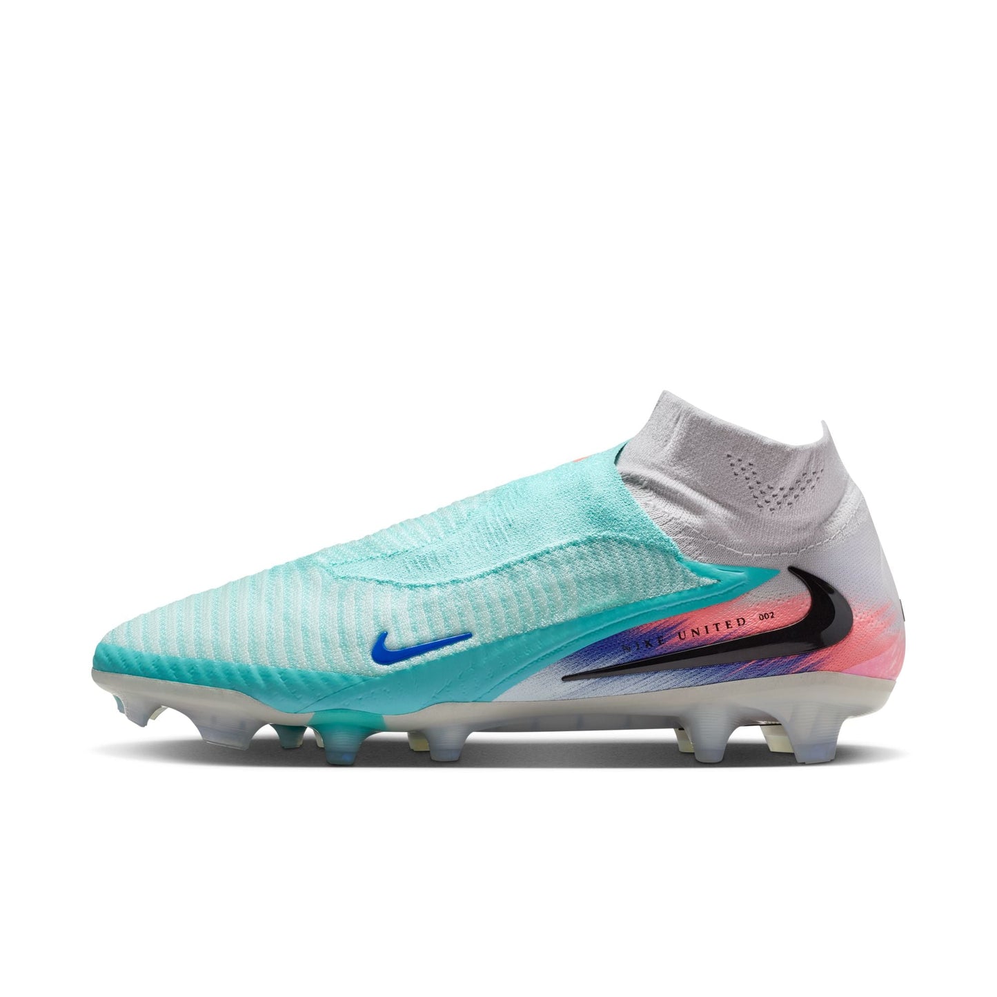 Nike United Phantom 6 High Elite FG - Pistachio/Orange Men's Footwear - Third Coast Soccer