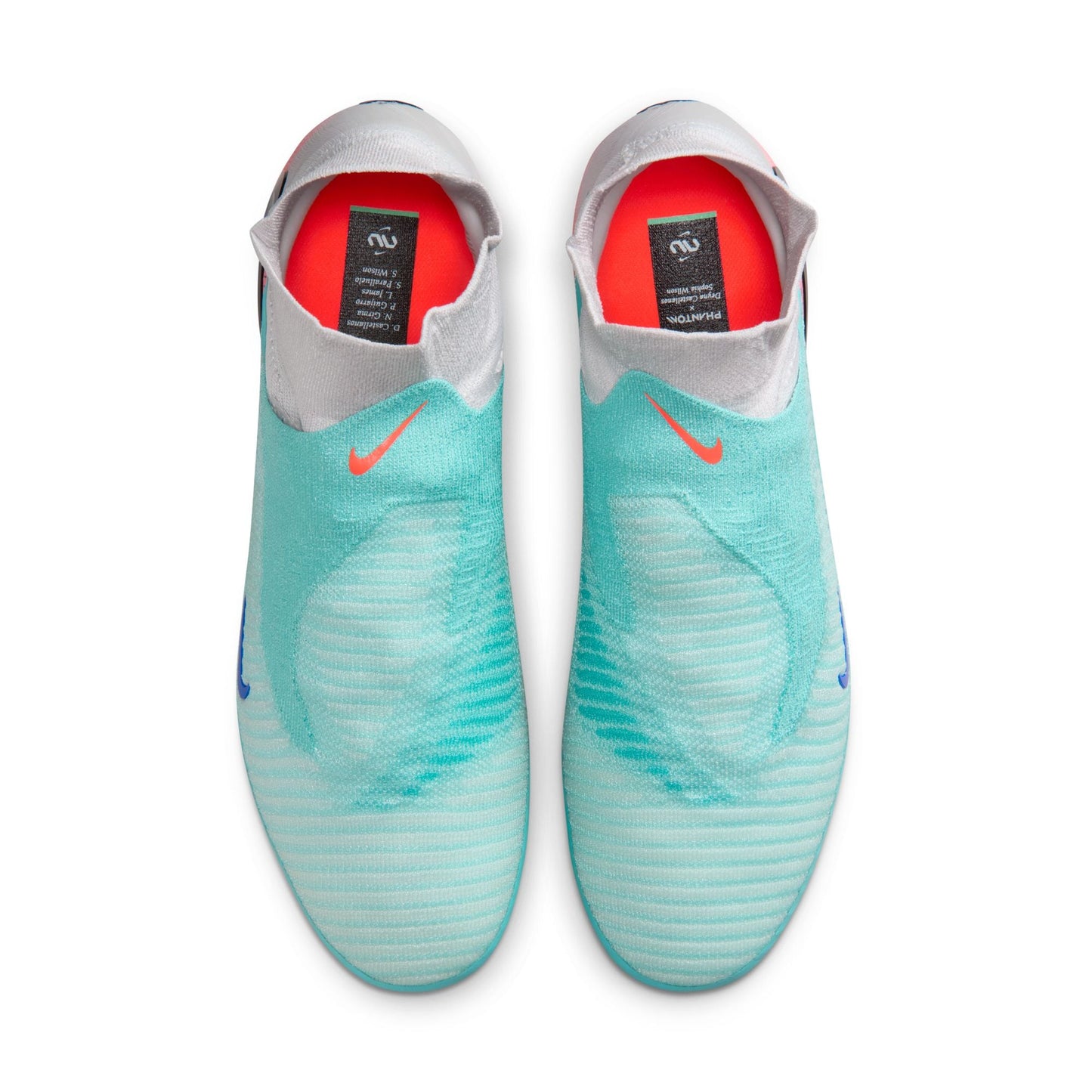 Nike United Phantom 6 High Elite FG - Pistachio/Orange Men's Footwear - Third Coast Soccer