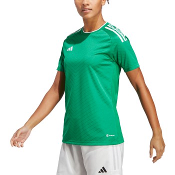 adidas Womens Campeon 23 Jersey - Team Green/White Jerseys   - Third Coast Soccer