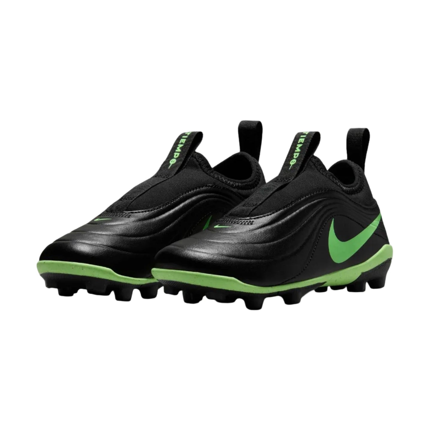 Nike Junior Tiempo Maestro Club FG - Black/Illusion Green Youth Footwear - Third Coast Soccer