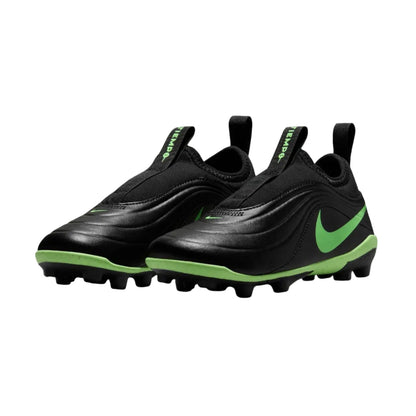 Nike Junior Tiempo Maestro Club FG - Black/Illusion Green Youth Footwear - Third Coast Soccer