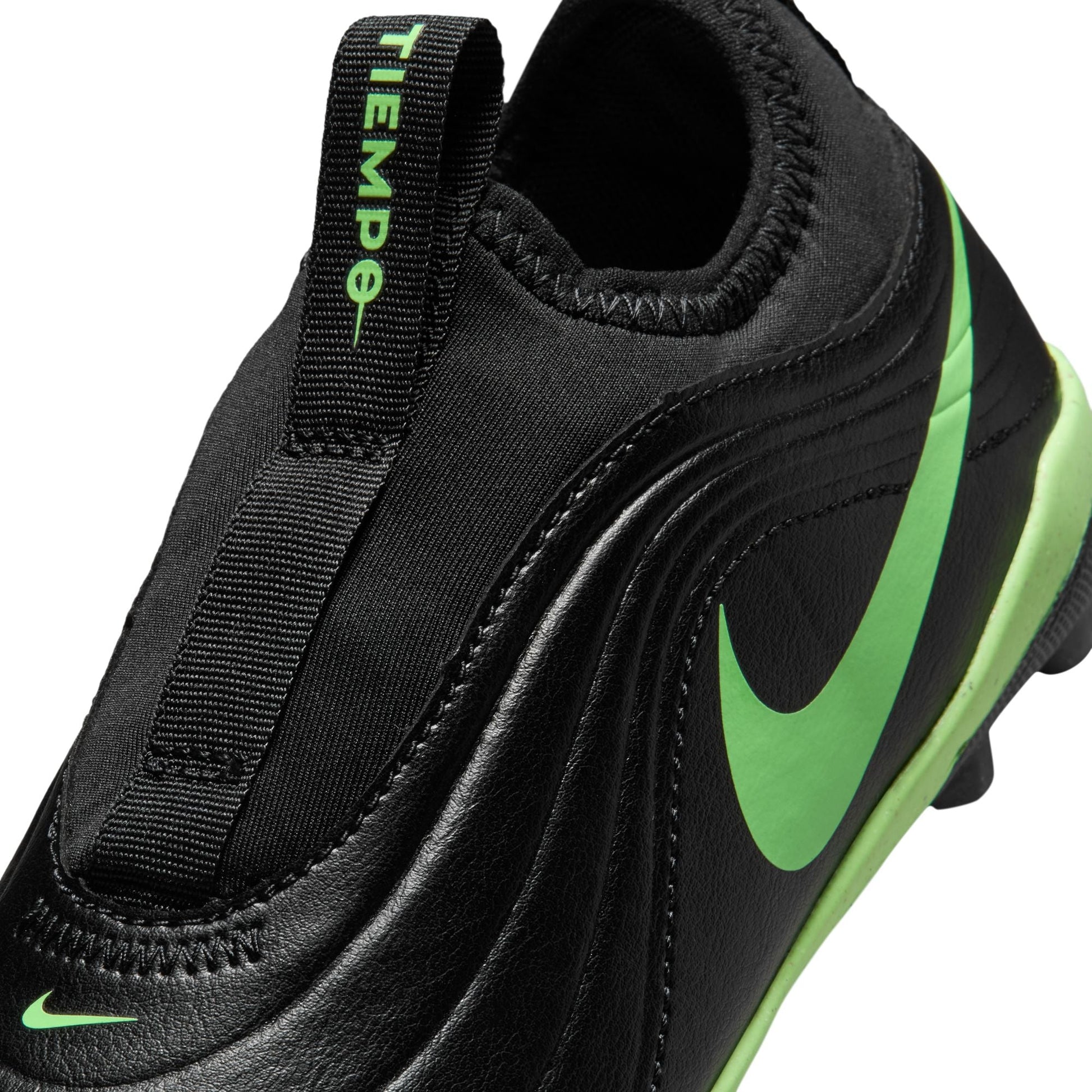 Nike Junior Tiempo Maestro Club FG - Black/Illusion Green Youth Footwear - Third Coast Soccer