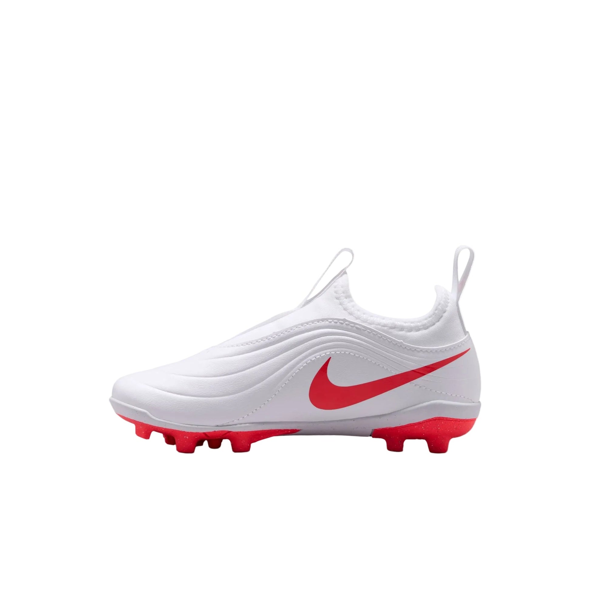 Nike Junior Tiempo Maestro Club FG - White/Blur/Crimson Youth Footwear - Third Coast Soccer