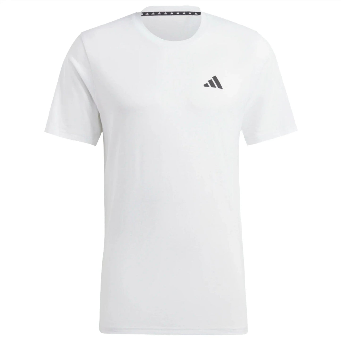 adidas Train Essentials Feelready Tee - White/Black Training Wear White/Black Mens XSmall - Third Coast Soccer