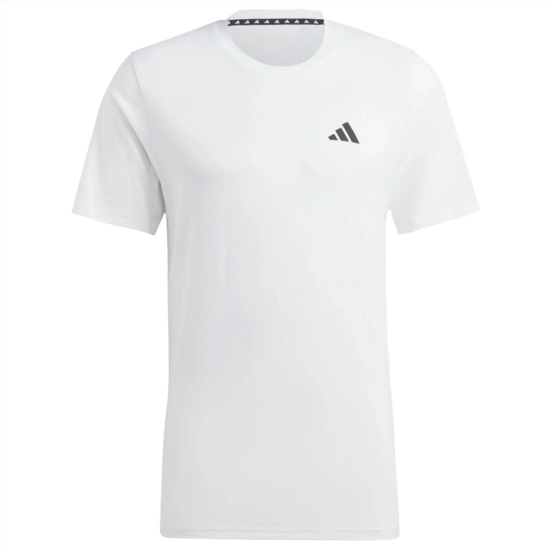adidas Train Essentials Feelready Tee - White/Black Training Wear White/Black Mens XSmall - Third Coast Soccer