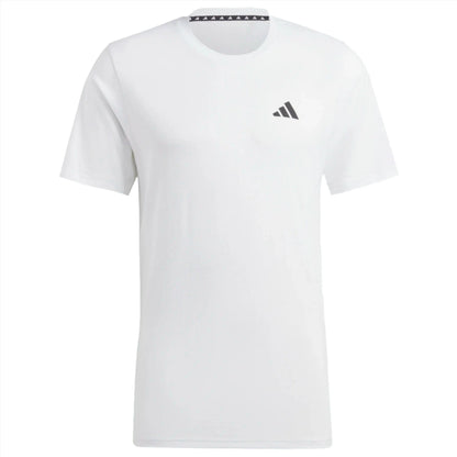 adidas Train Essentials Feelready Tee - White/Black Training Wear White/Black Mens XSmall - Third Coast Soccer