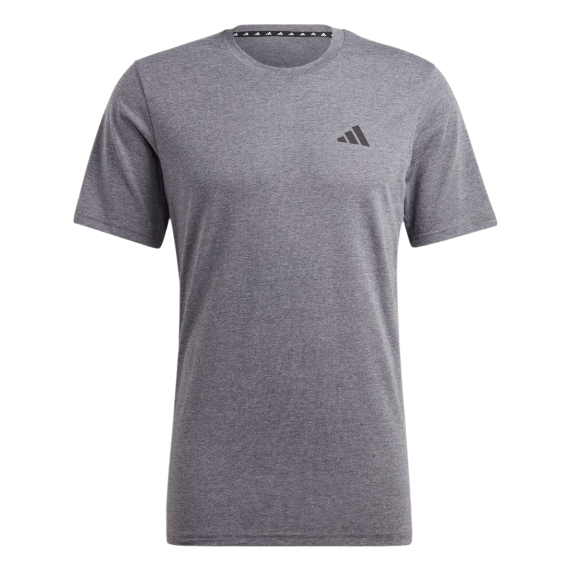 adidas Train Essentials Feelready Tee - Dark Grey Heather Training Wear - Third Coast Soccer