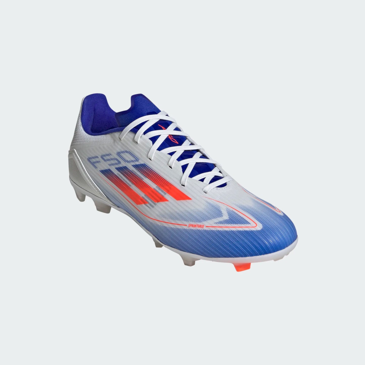 adidas F50 League FG - White/Red/Blue Mens Footwear   - Third Coast Soccer