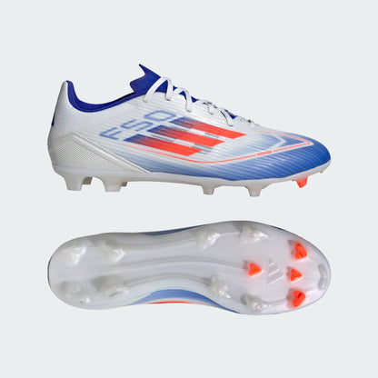 adidas F50 League FG - White/Red/Blue Mens Footwear   - Third Coast Soccer