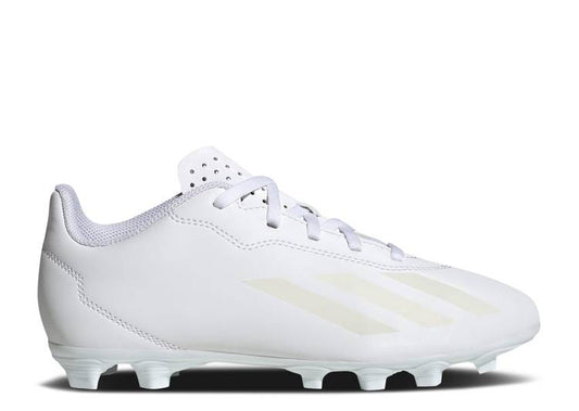 adidas Junior X Crazyfast.4 FG - Feather White Youth Footwear   - Third Coast Soccer