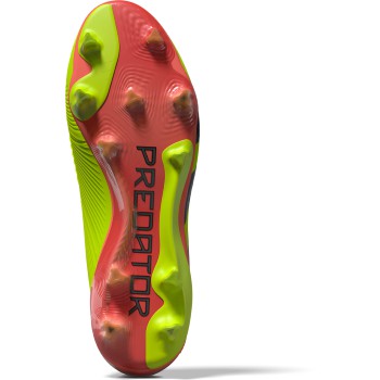 adidas Predator Elite Laceless FG - Solar Yellow/Black/Red Mens Footwear   - Third Coast Soccer