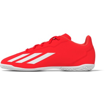 adidas CrazyFast Club Indoor Jr - Solar Red/White Youth Footwear   - Third Coast Soccer