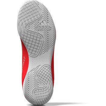 adidas CrazyFast Club Indoor Jr - Solar Red/White Youth Footwear   - Third Coast Soccer