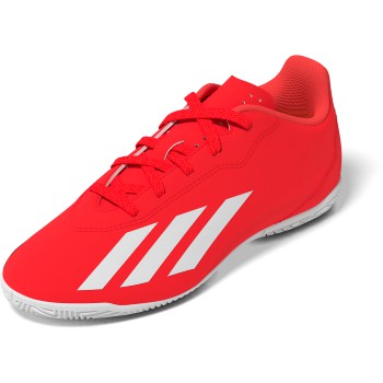 adidas CrazyFast Club Indoor Jr - Solar Red/White Youth Footwear   - Third Coast Soccer