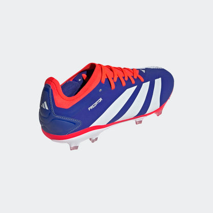 adidas Predator Pro FG - Lucid Blue/White/Solar Red Men's Footwear Closeout - Third Coast Soccer