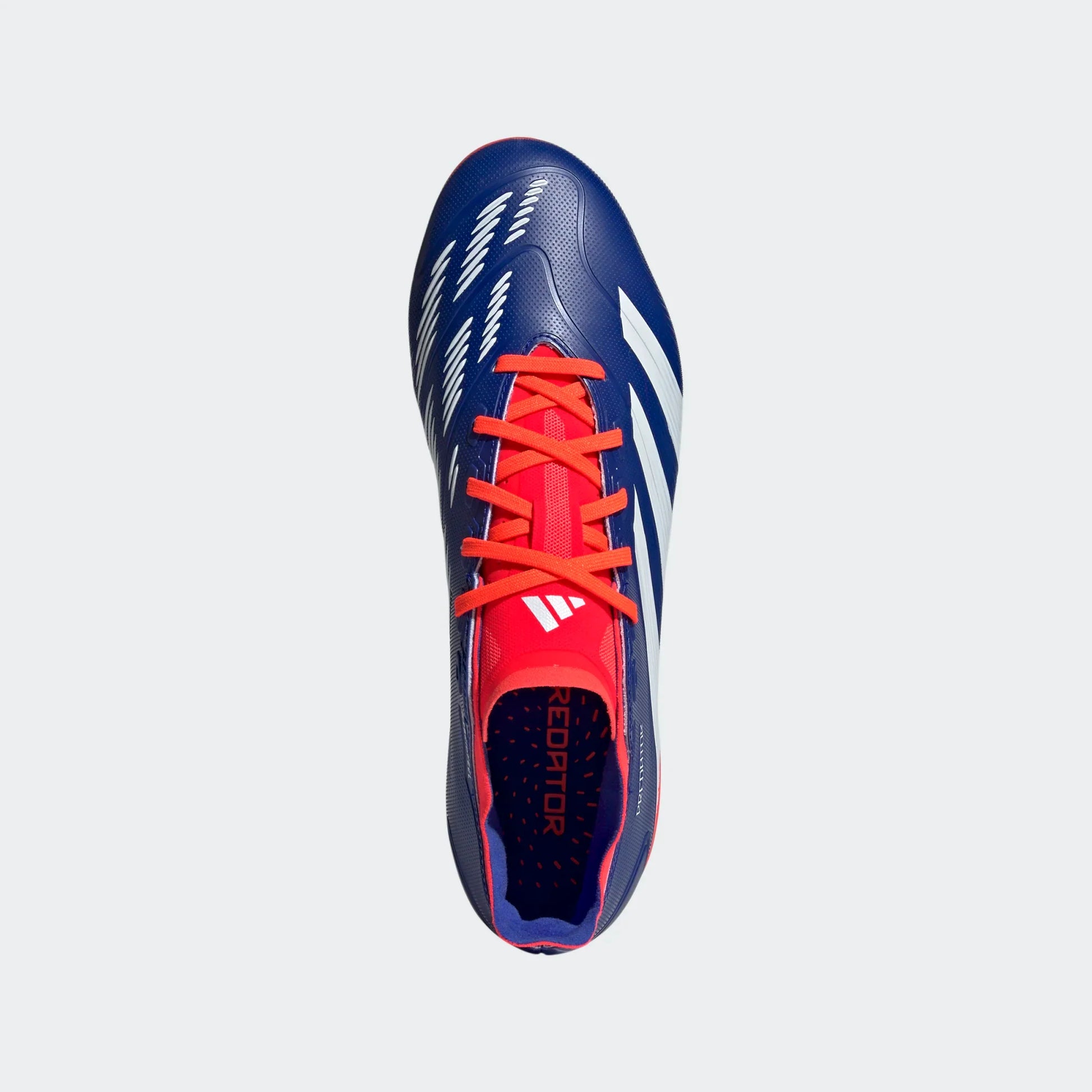 adidas Predator League FG - Lucid Blue/White/Solar Red Men's Footwear Closeout - Third Coast Soccer