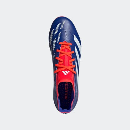 adidas Predator League FG - Lucid Blue/White/Solar Red Men's Footwear Closeout - Third Coast Soccer