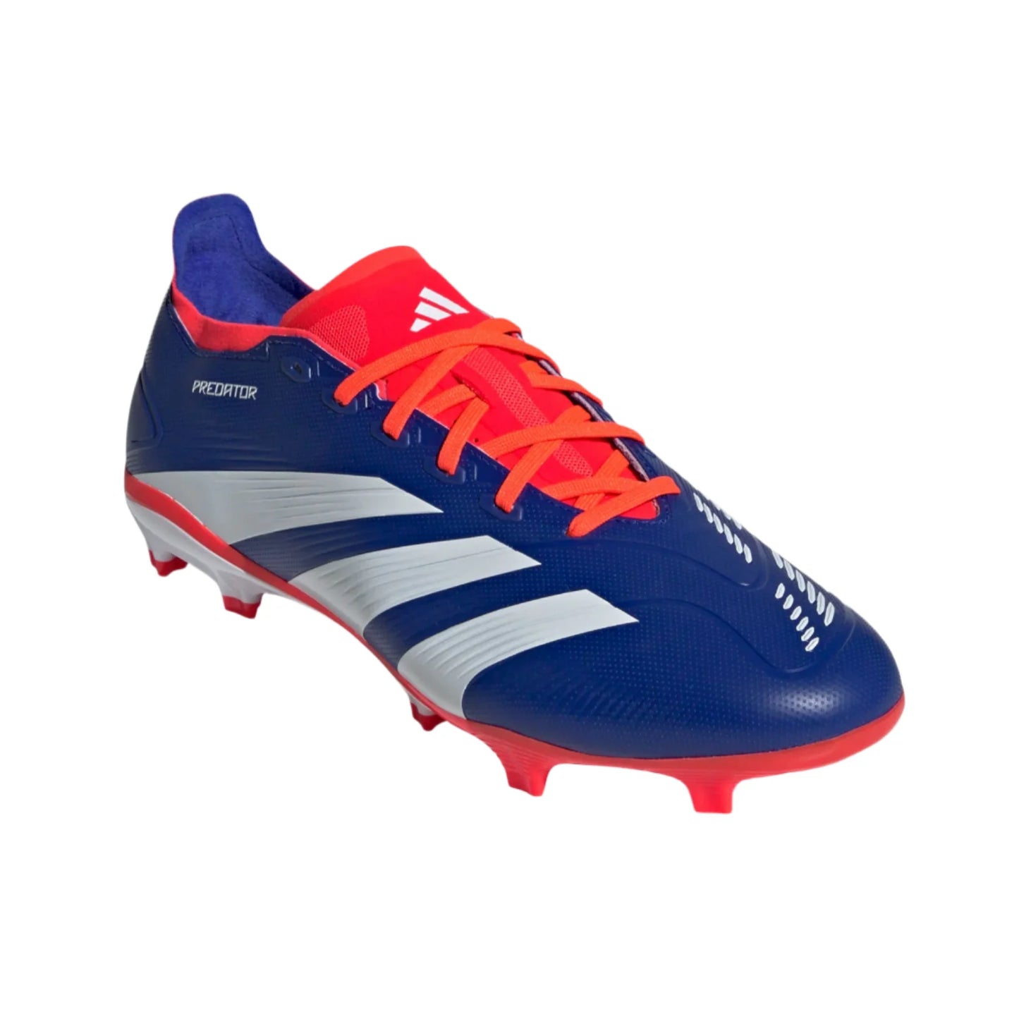 adidas Predator League FG - Lucid Blue/White/Solar Red Men's Footwear Closeout - Third Coast Soccer