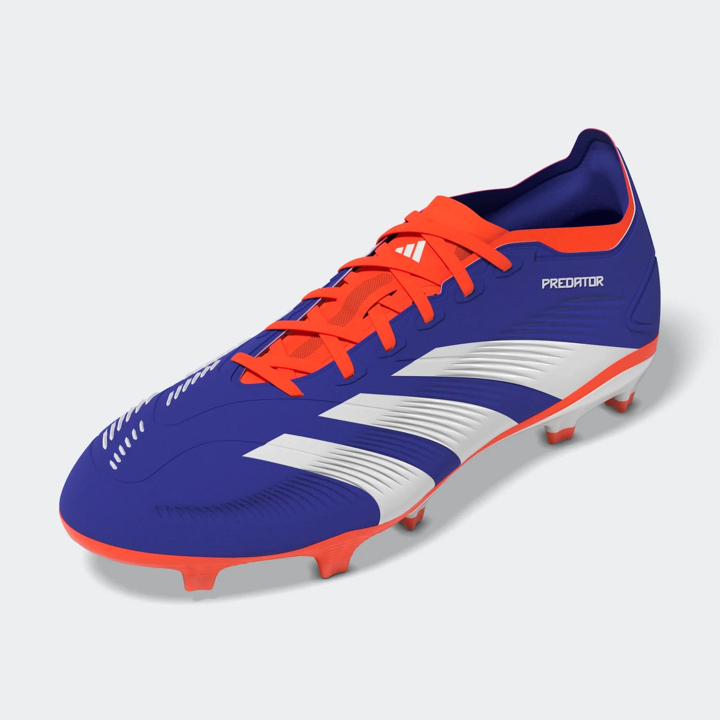 adidas Predator League FG - Lucid Blue/White/Solar Red Men's Footwear Closeout - Third Coast Soccer