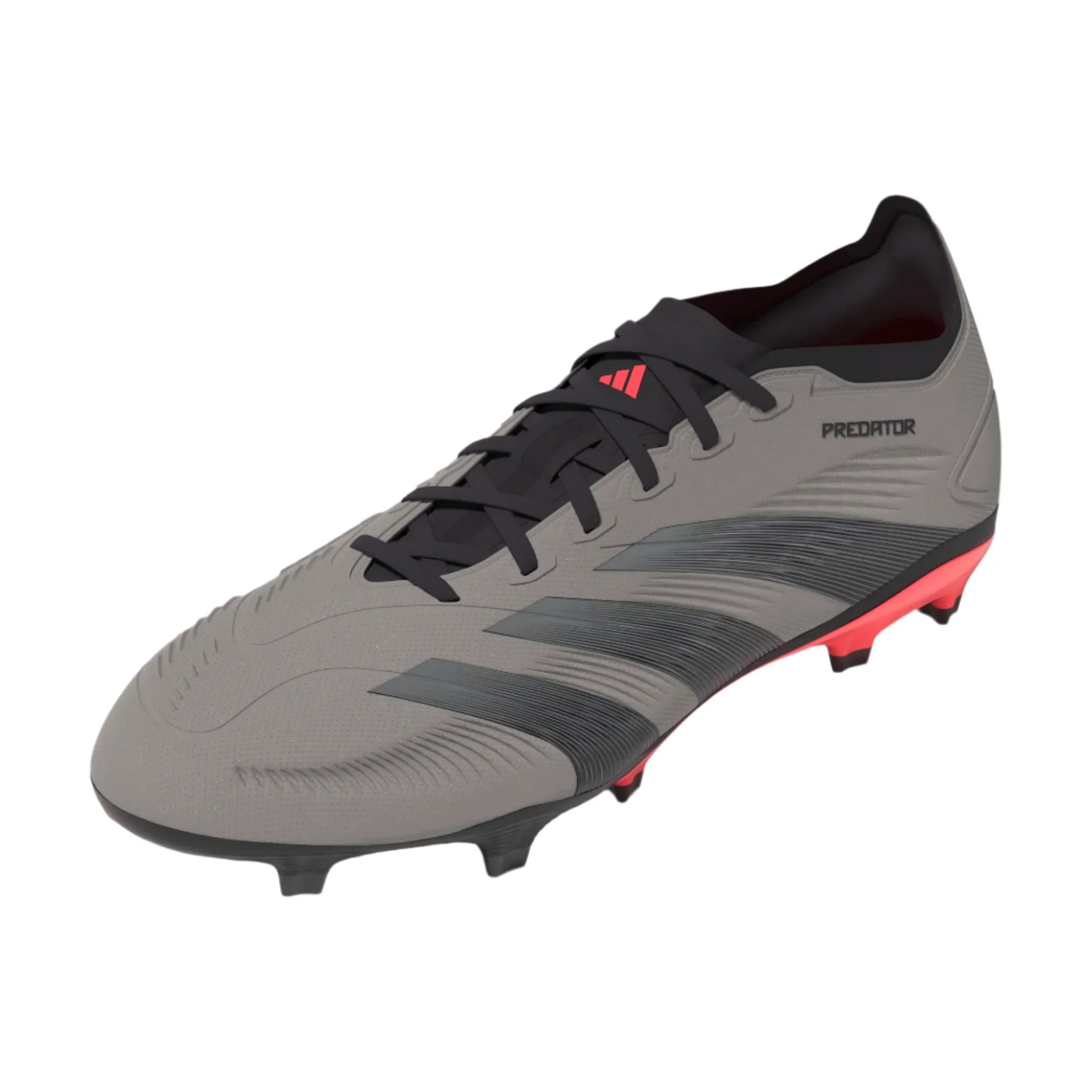 adidas Predator League FG - Platinum/Black/Turbo Men's Footwear Closeout Platinum Metallic/Black/Turbo Mens 6.5 - Third Coast Soccer