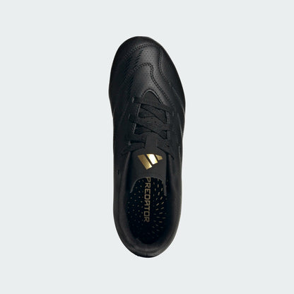 adidas Junior Predator Club FG - Black/Carbon/Gold Youth Footwear   - Third Coast Soccer