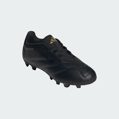 adidas Junior Predator Club FG - Black/Carbon/Gold Youth Footwear   - Third Coast Soccer
