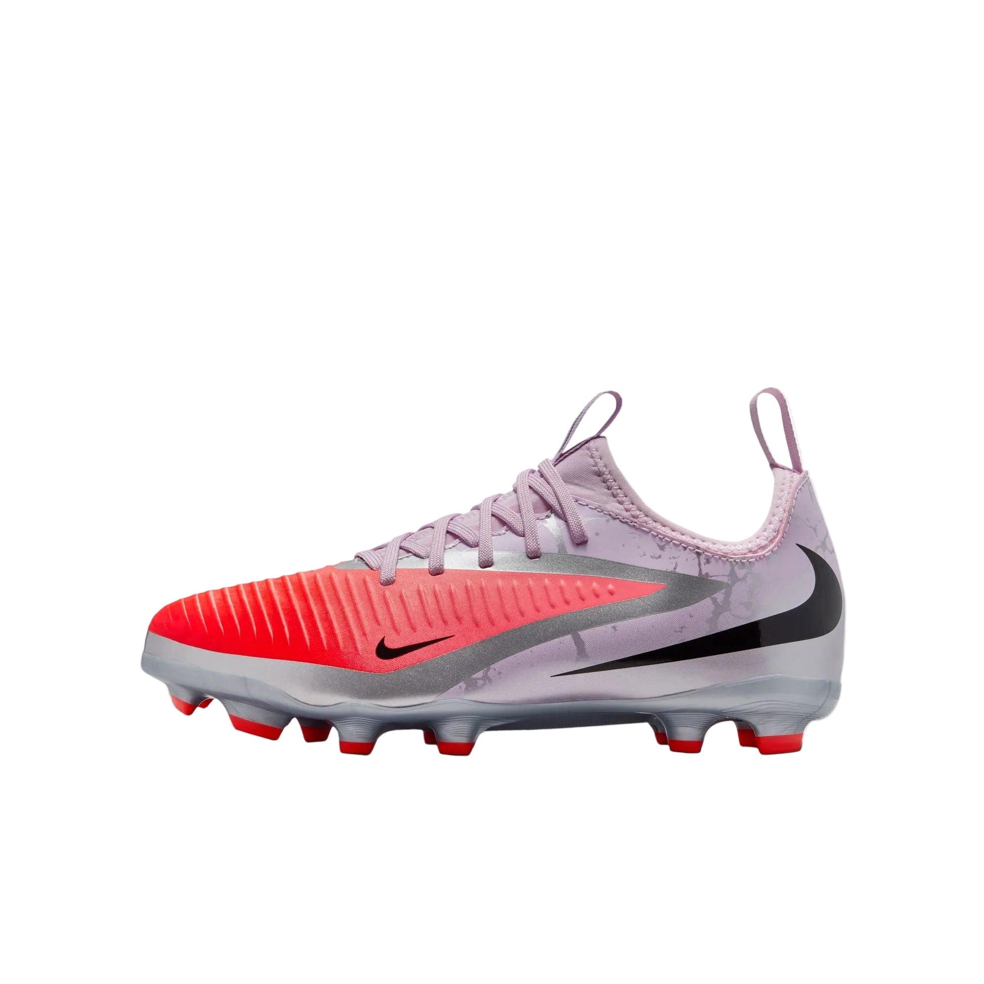 Nike Youth Phantom 6 Low Academy FG/MG "Alexia Putellas" - Crimson/Black Youth Footwear - Third Coast Soccer