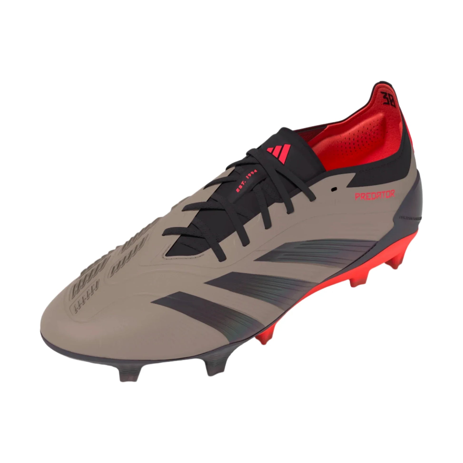 adidas Predator Elite FG - Platinum/Black/Carbon Men's Footwear Closeout Platinum Metallic/Black/Carbon Mens 8 - Third Coast Soccer