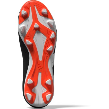 adidas Junior Predator Club FG - Black/White/Red Youth Footwear   - Third Coast Soccer