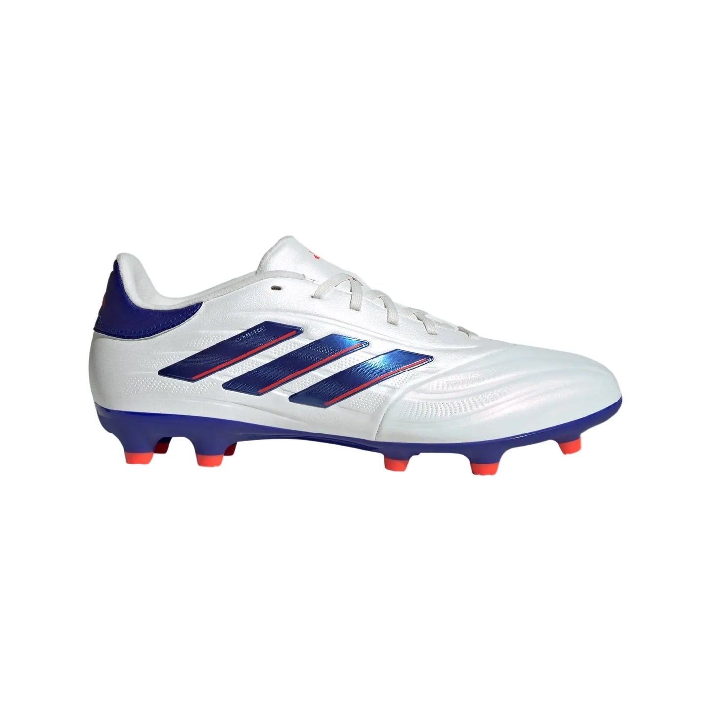adidas Copa Pure 2 League FG - White/Lucid Blue/Solar Red Mens Footwear   - Third Coast Soccer