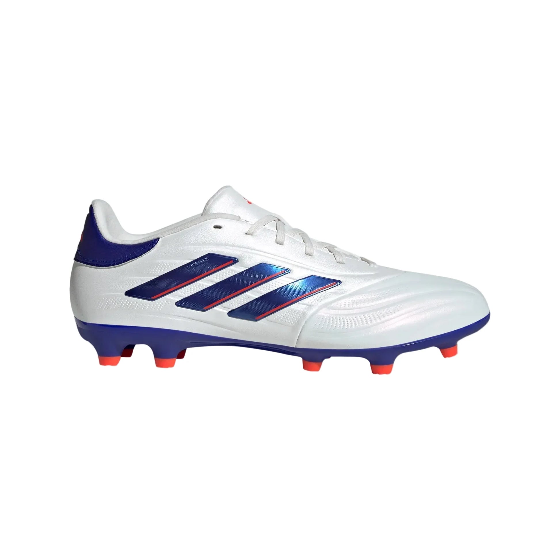adidas Copa Pure 2 League FG - White/Lucid Blue/Solar Red Mens Footwear   - Third Coast Soccer