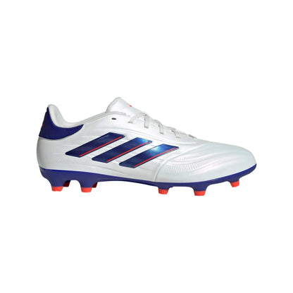 adidas Copa Pure 2 League FG - White/Lucid Blue/Solar Red Mens Footwear   - Third Coast Soccer
