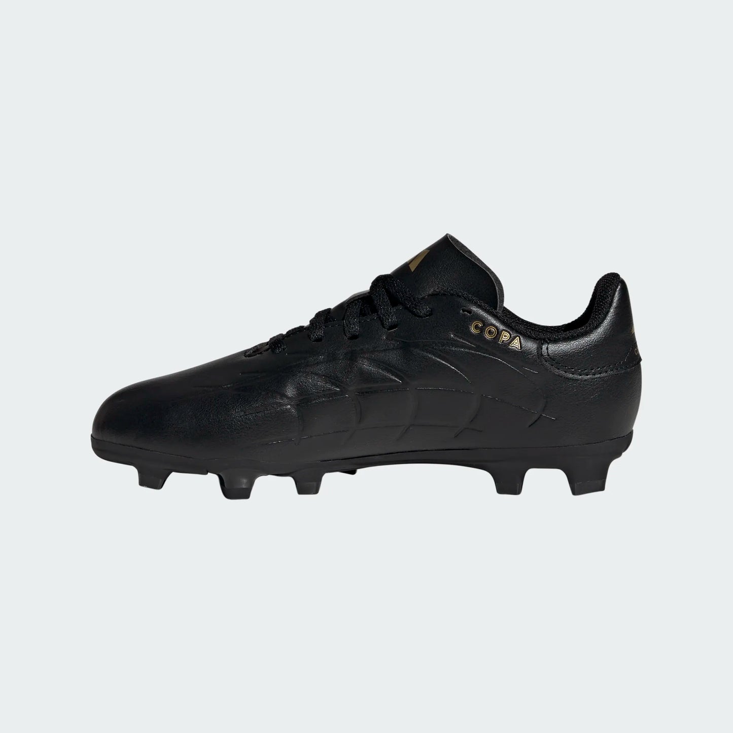 adidas Junior Copa Pure 2 Club FG - Black/Carbon/Gold Youth Footwear   - Third Coast Soccer