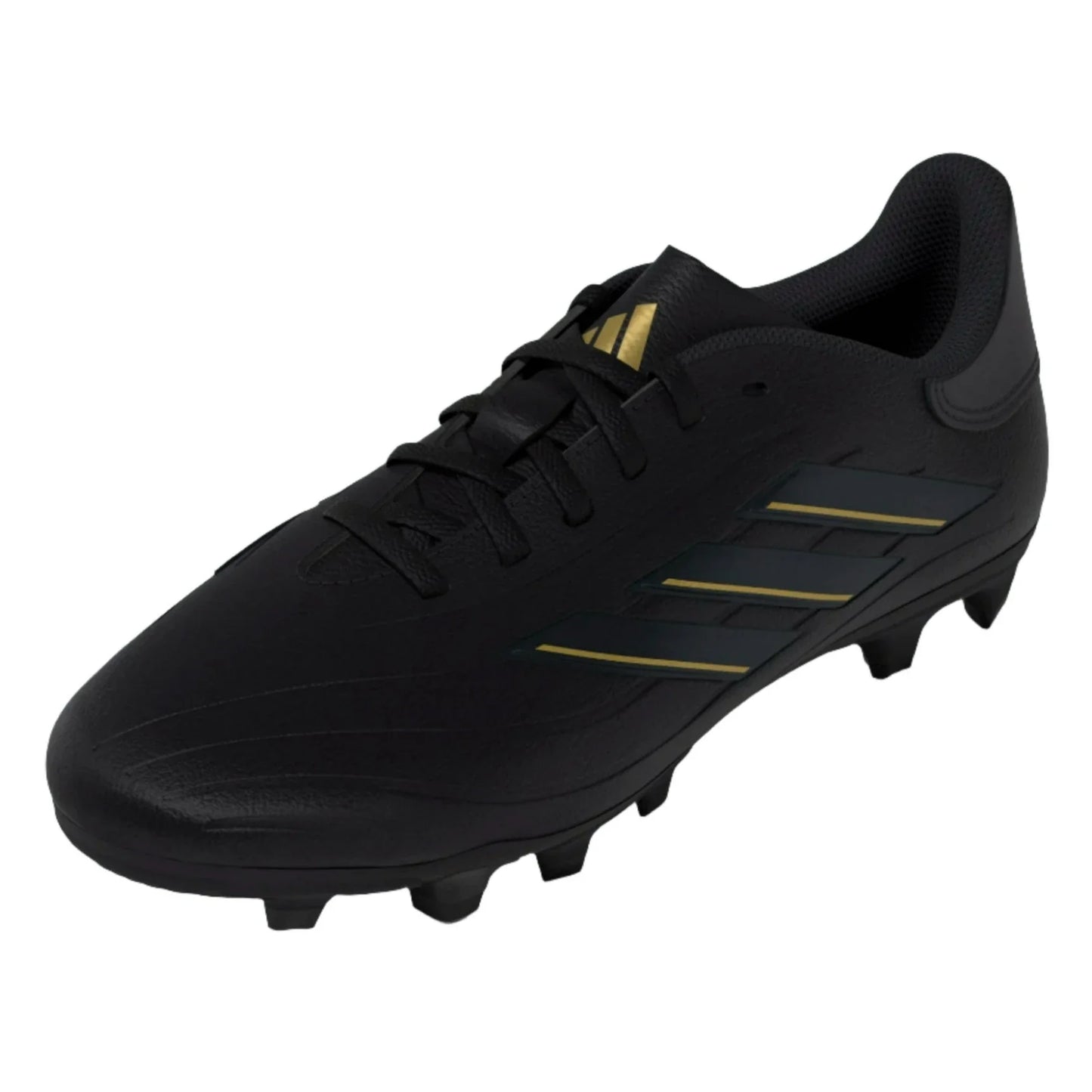 adidas Junior Copa Pure 2 Club FG - Black/Carbon/Gold Youth Footwear   - Third Coast Soccer