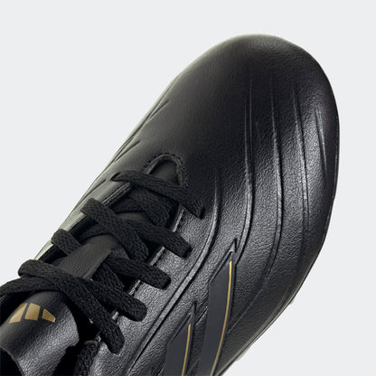 adidas Junior Copa Pure 2 Club FG - Black/Carbon/Gold Youth Footwear   - Third Coast Soccer