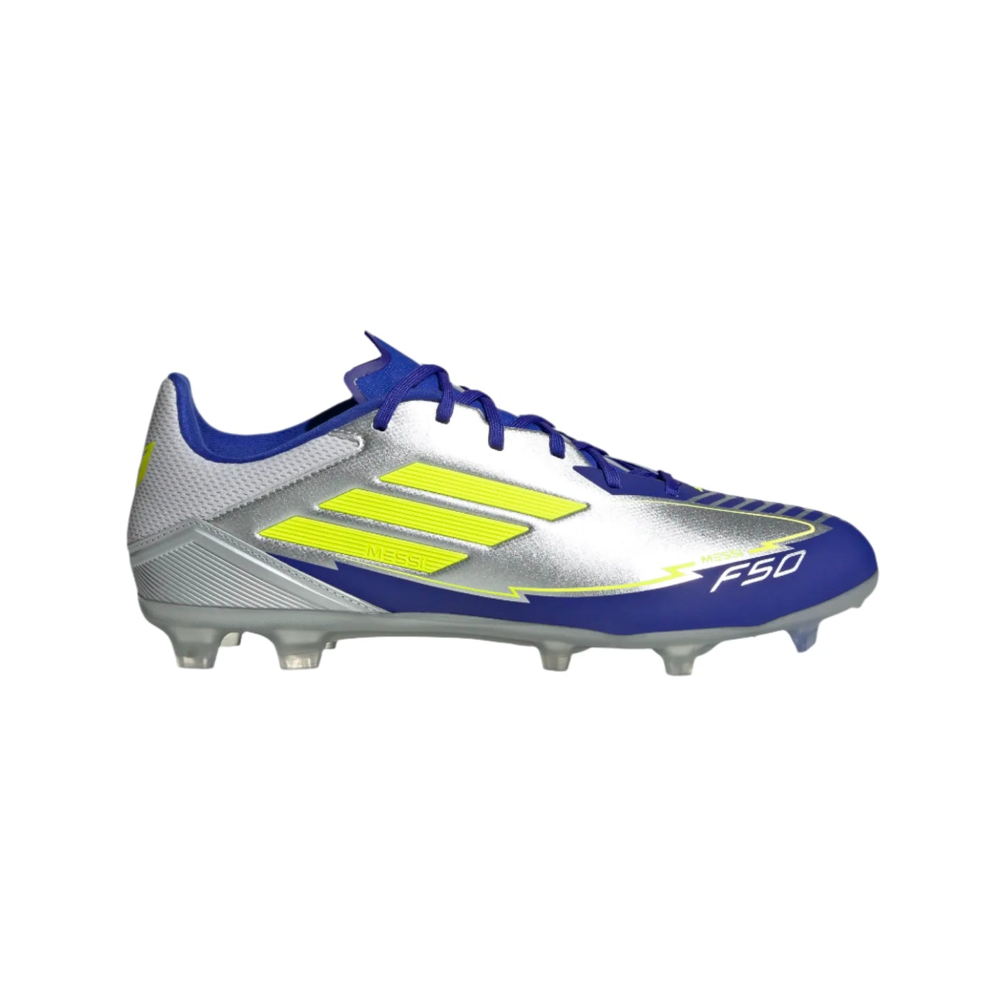 adidas F50 Messi League FG - Silver/Yellow/Blue Men's Footwear - Third Coast Soccer